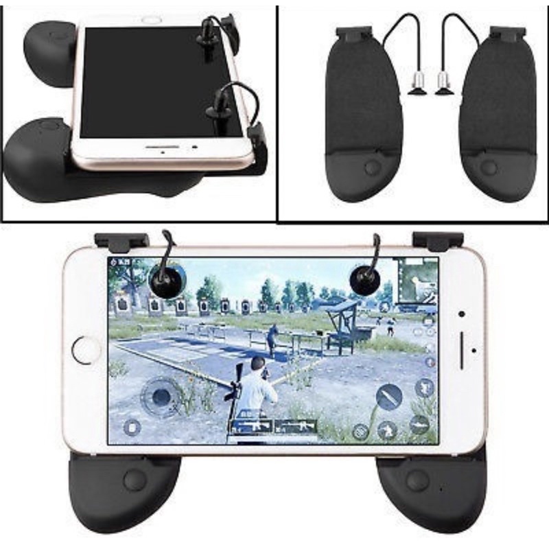 Gamepad Game Pad R8+ L1R1 joystick fire button sharpsooter hitam