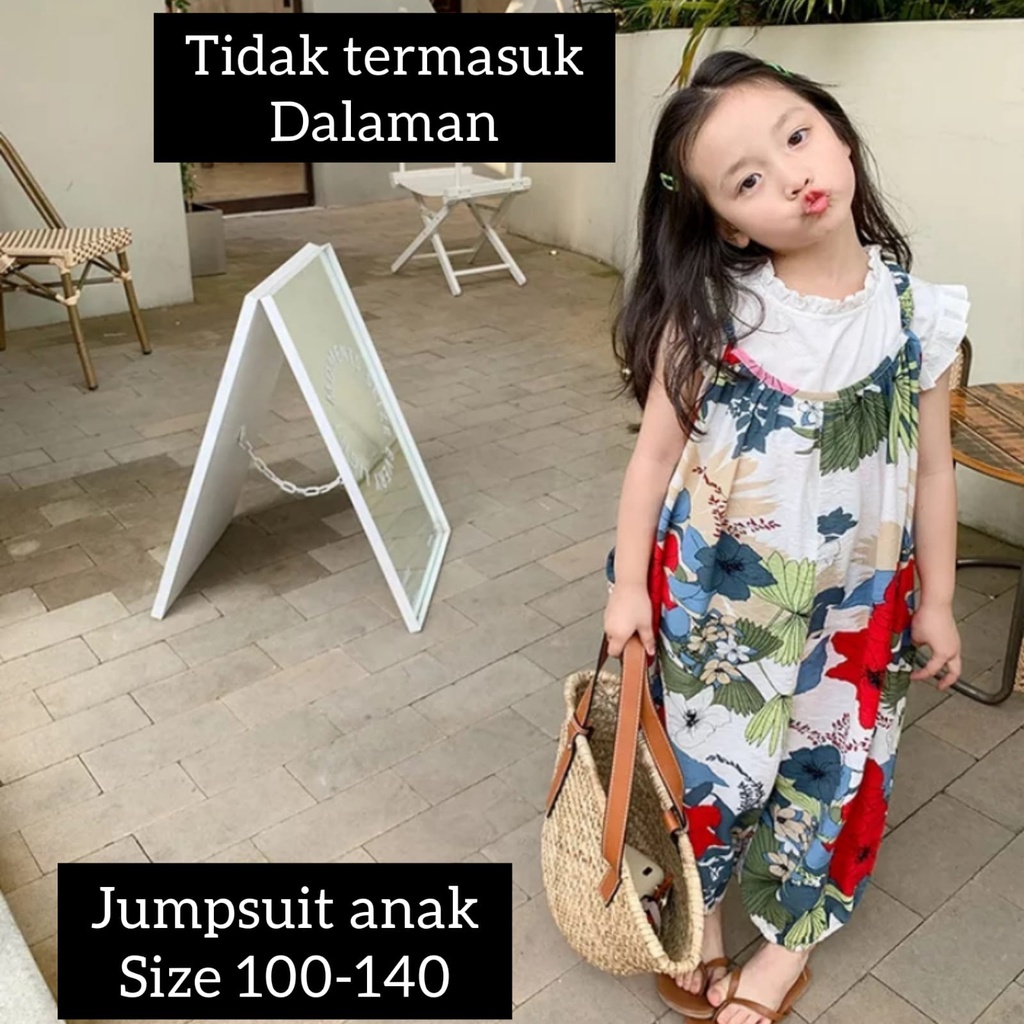 (LOLI-JKT) BD-142 DRESS ANAK MODEL MAXI 2 MOTIF TANPA LENGAN 100-140