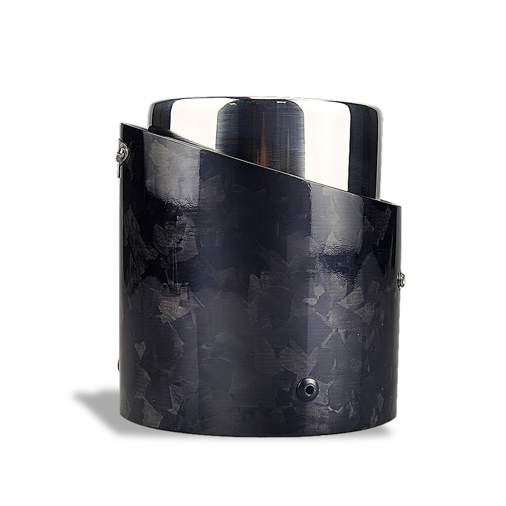 1pc Pipa Knalpot Mini Cooper Bahan Karbon Fiber Untuk F54 / F55 / F56 / F57 / F60 / R55