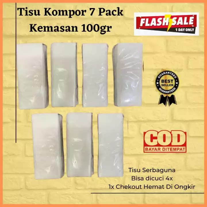Tissue Dapur Multifungsi Tissu Magic Bisa Di Cuci Tisue Ajaib Termurah COD - [7 Pack] Tisu 100gr