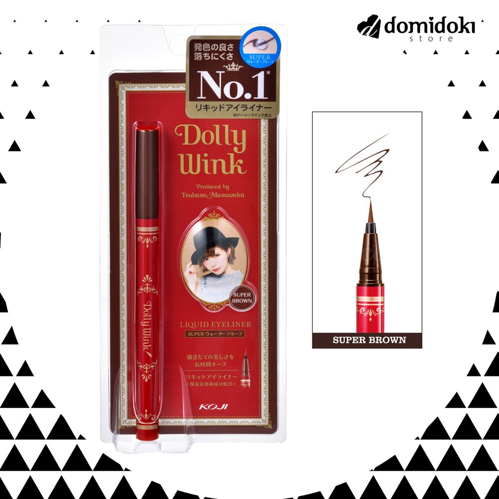 Jual Dolly Wink / Dollywink Liquid Eyeliner Super Brown (New