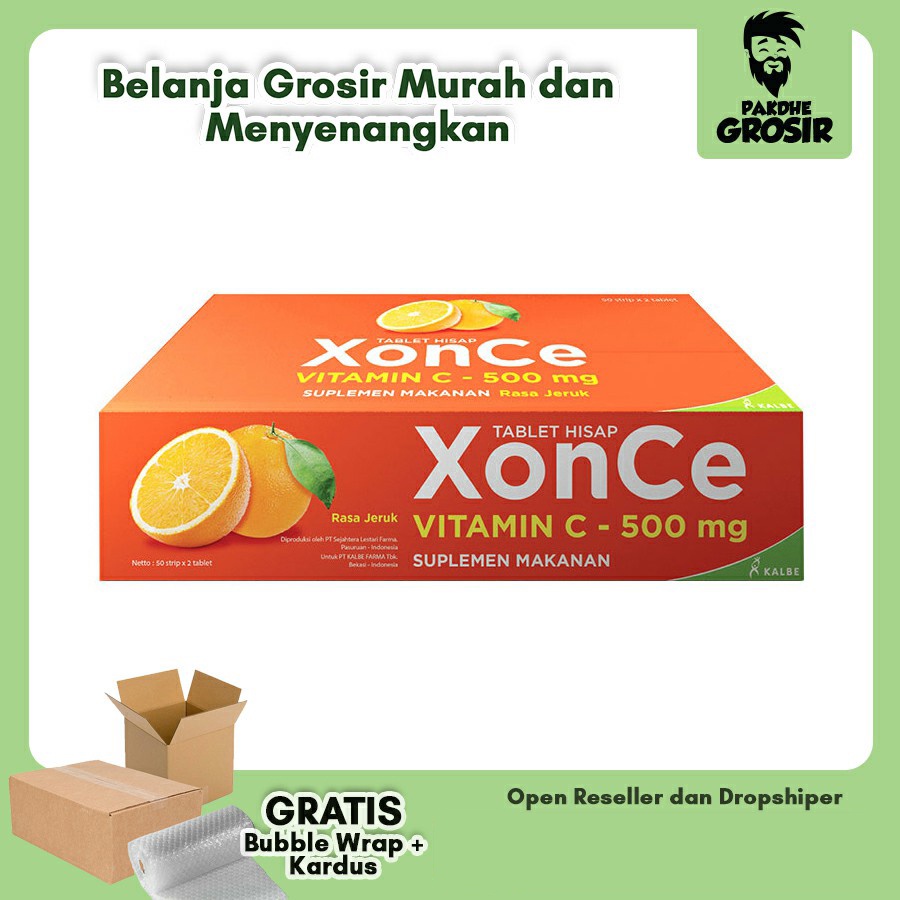 Vitamin C 500 mg XonCe (1 Box Isi 100 Tablet)