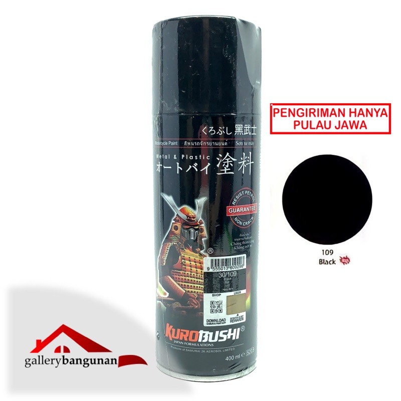 Samurai 109 Black | Pilok Samurai | Pilox Samurai | Hitam