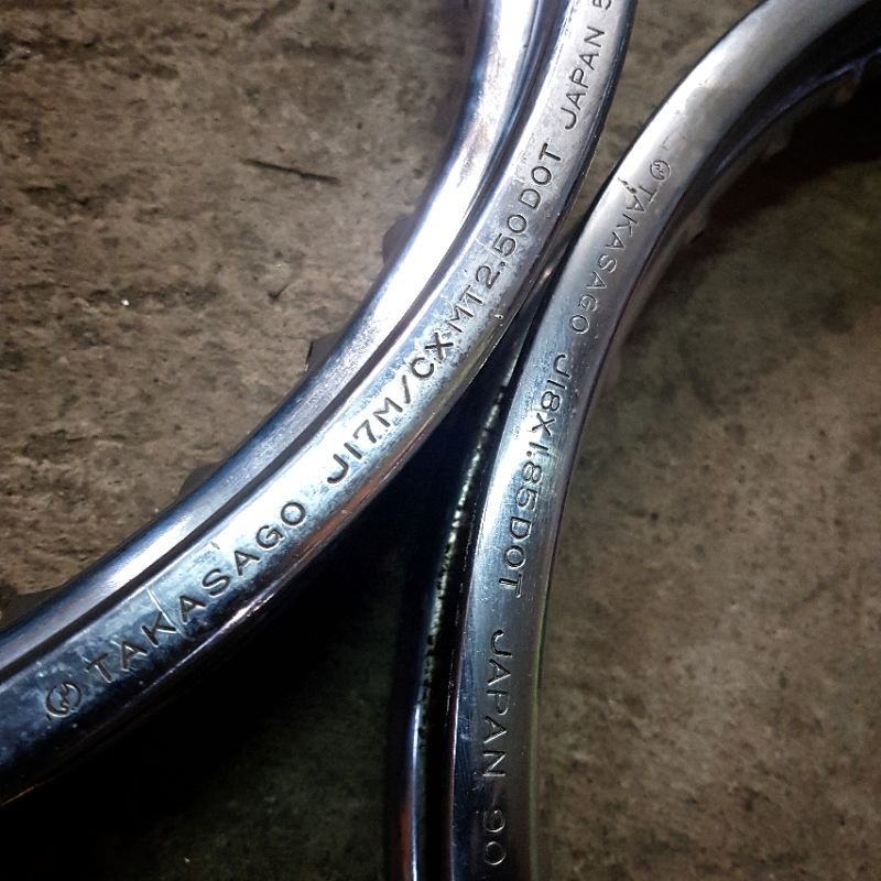 velk velg pelk takasago japan 17 18 besi thunder 250 thunder250