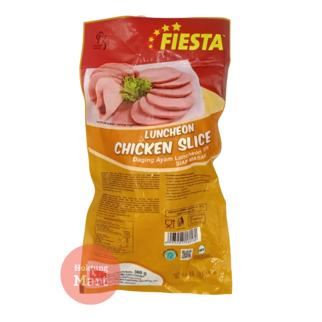 

Fiesta Chicken Slice 300gr / 10s Chicken Luncheon