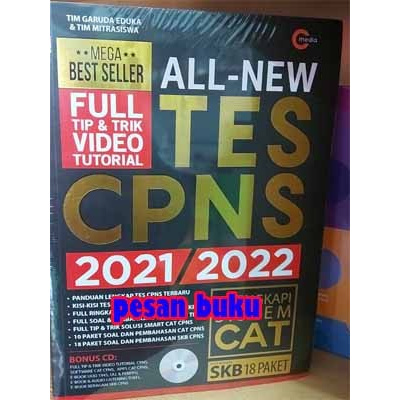 BUKU BUKU PERSIAPAN UJIAN TB.1032 BUKU ALL NEW TES CPNS 2021/2022