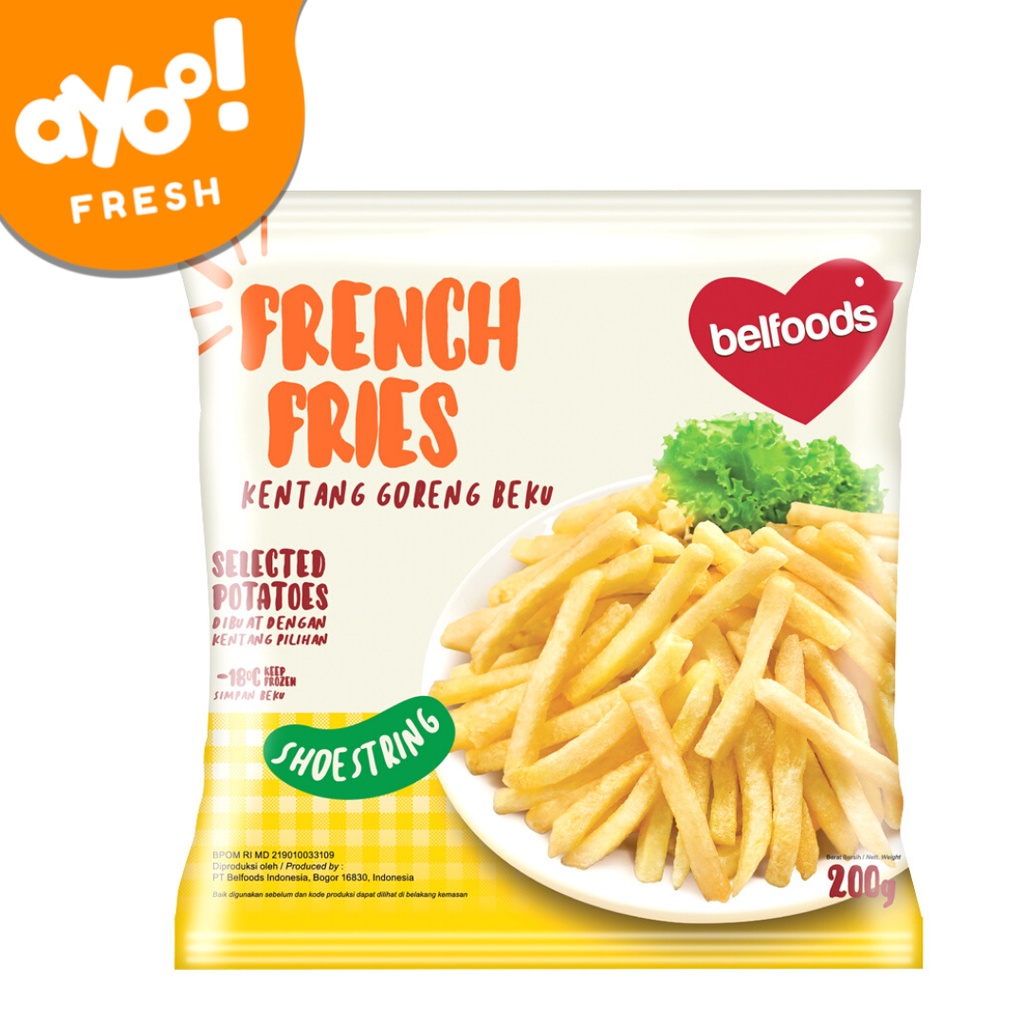 

Belfoods Favorite Kentang Goreng Shoestring 175 g Pack