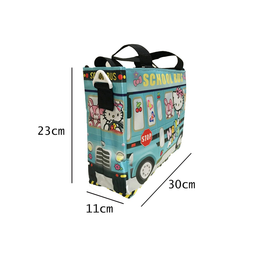 Tas Jinjing / Tas Selempang / Goodie Bag / Tas Les / Tas Sekolah [Model School Bus]