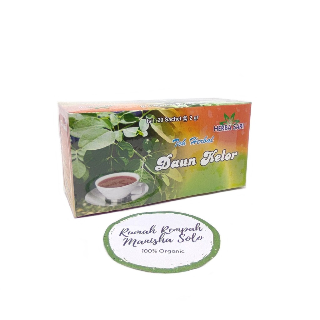 HERBA SARI Teh Herbal Daun Kelor Celup 20 Kantong