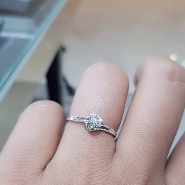 cincin berlian solitaire illusions