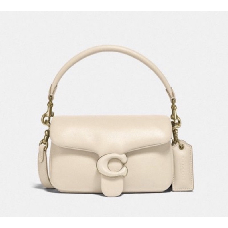 COACH  Pillow Tabby Shoulder Bag 18 Ivory  (C3880)