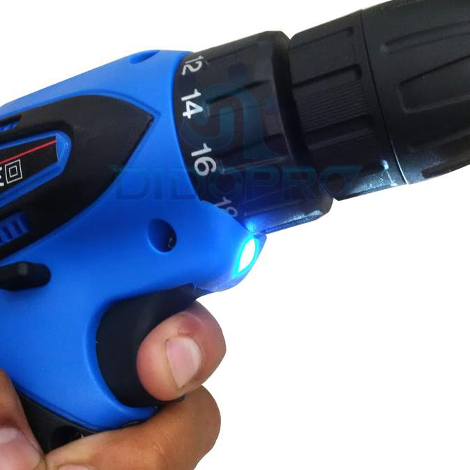 Diskon Cordless Drill / Mesin Bor Charger / Bor Baterai Mollar Mlr-Cdd35 Terbaru