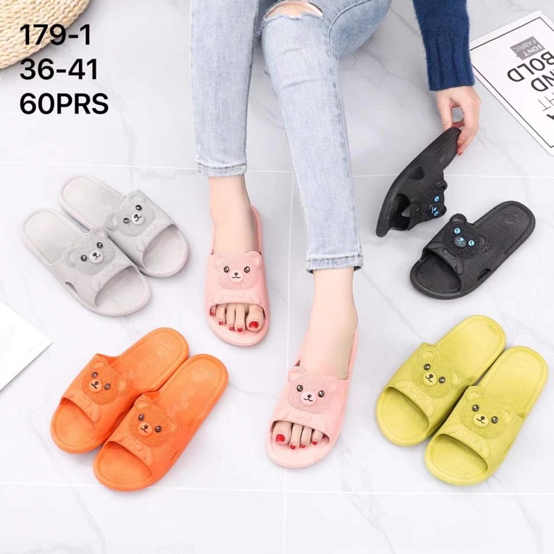 Sandal Jelly Balance 179-1 Sandal Slop Bear Terbaru