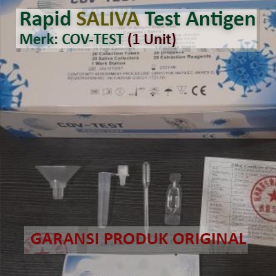 COV-TEST Rapid Test Saliva SARS-CoV-2 COVID-19 - Isi 1 Unit