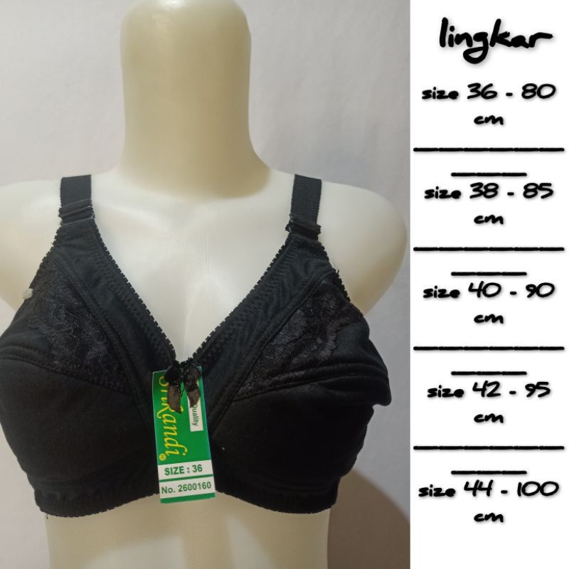 BRA BH SRIKANDI CUP BESAR TALI LEBAR / MODEL BH PLUM INTERNASIONAL JUMBO / Bra
