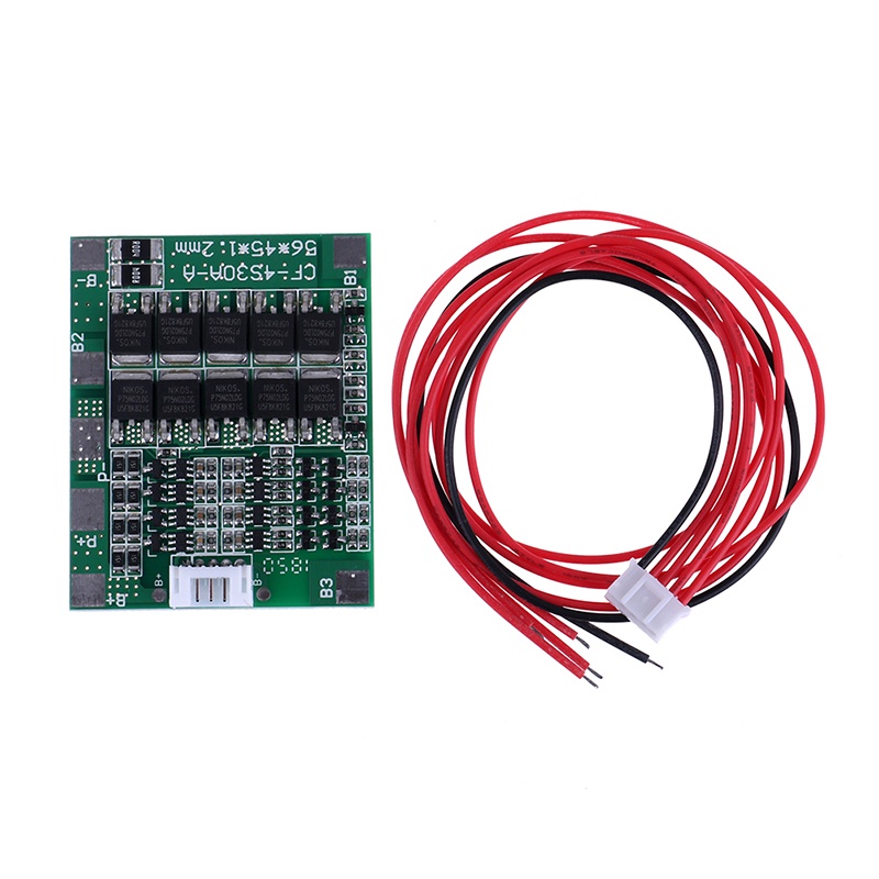 (LUCKID) Board pcb bms 4S 14.8v 30a Untuk Baterai li-ion 18650