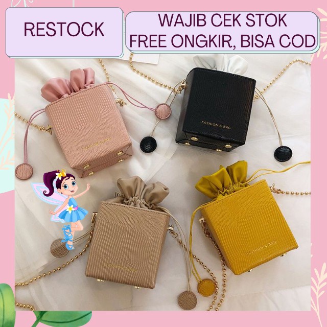 SALE GI1604 Tas Selempang Kubus tas wanita fashion tas mini