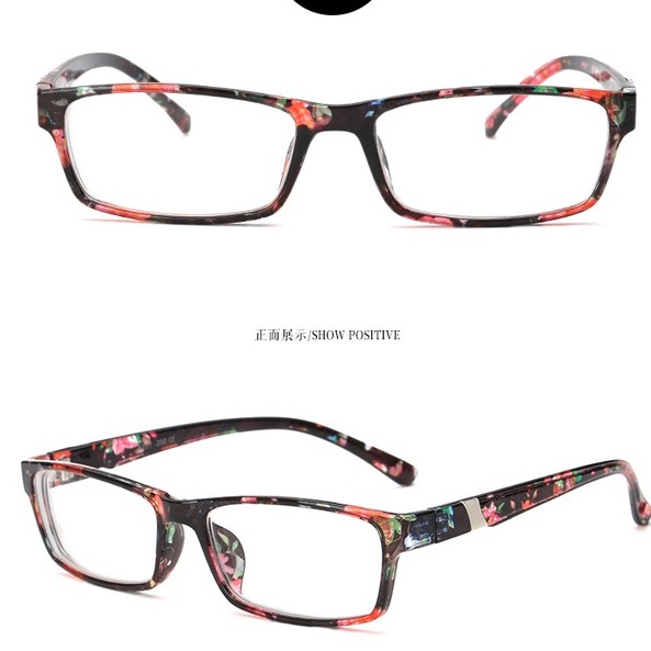 【0-500°Kacamata Myopia Anti Radiasi Dengan Power Frame 100 Untuk Pria / Wanita°150°200°250°300°350°400°