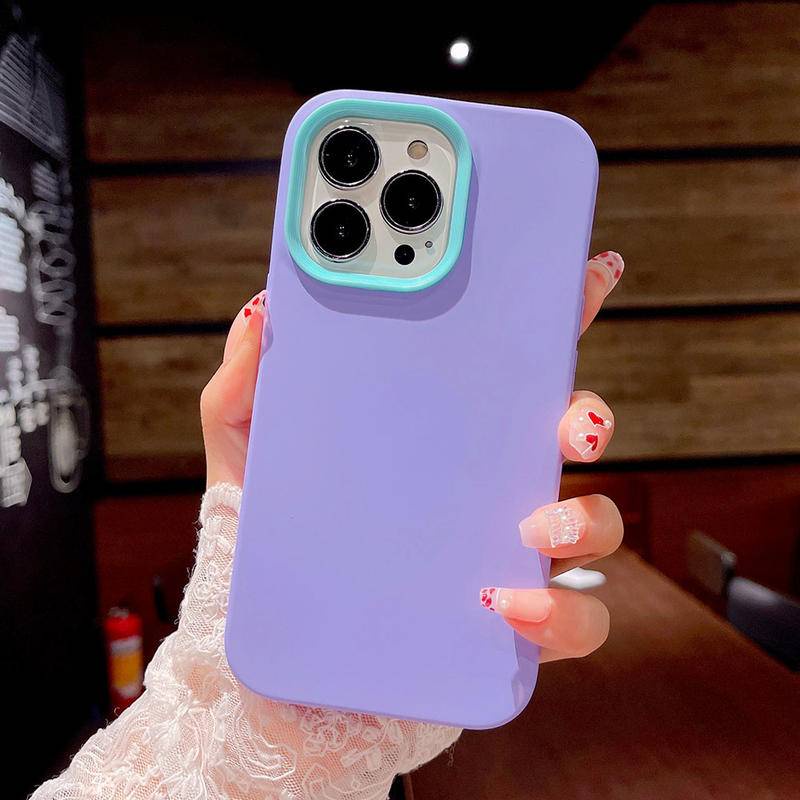 Case Bahan Silikon Shockproof Warna Permen Untuk Iphone 11 12 13 Pro Max 11 Iphone12 Iphone13