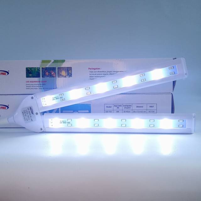 Lampu Sakkai pro LED-803 Jepit Kupu-kupu Nyala 3 mode Aquarium Soliter Aquascape