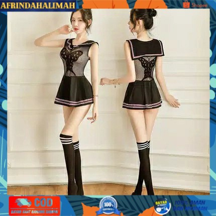 

{TERBARU} Lingerie set Cosplay Bentuk Seragam Sekolah