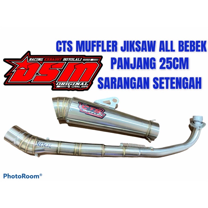 Knalpot Cts muffler jupiter vega smash grand c70 supra all bebek