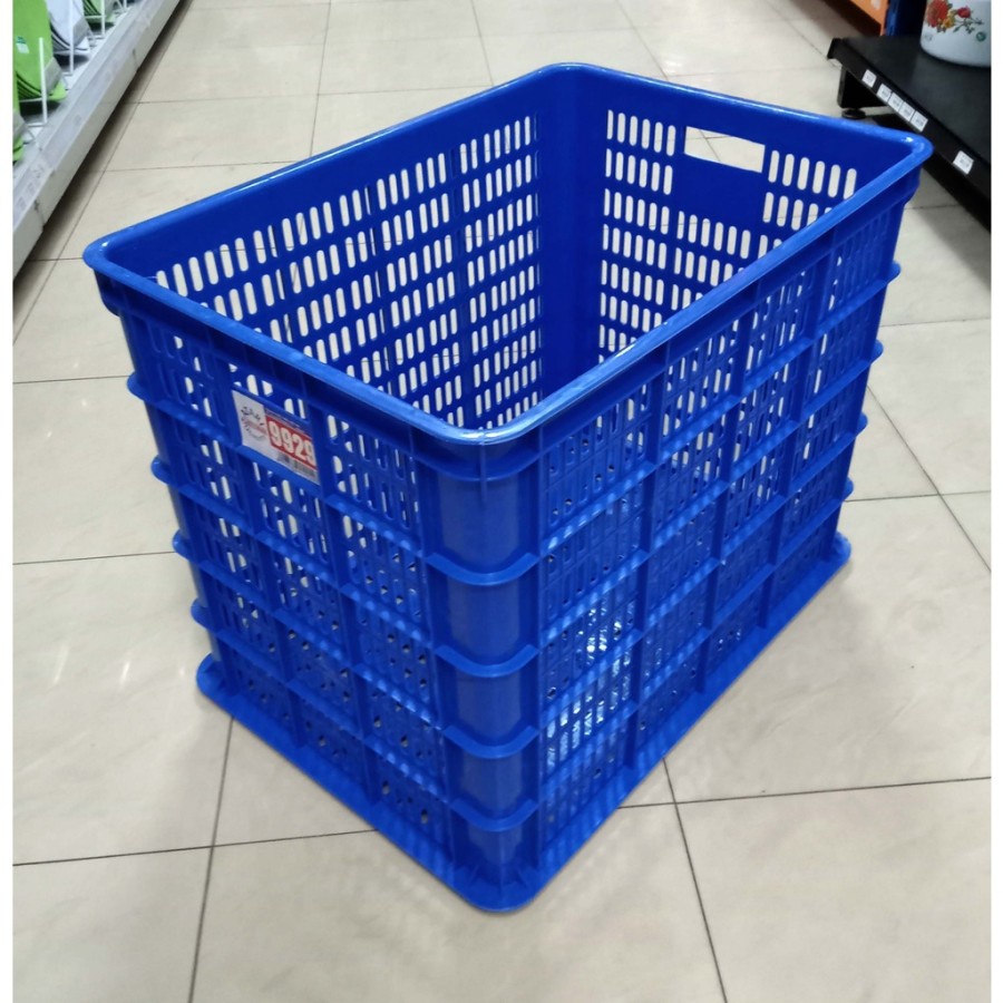 Box Container Atari Green Leaf 9929 L Keranjang Industri Mirip 2210 L Krat Rak Susun Roti Bolong