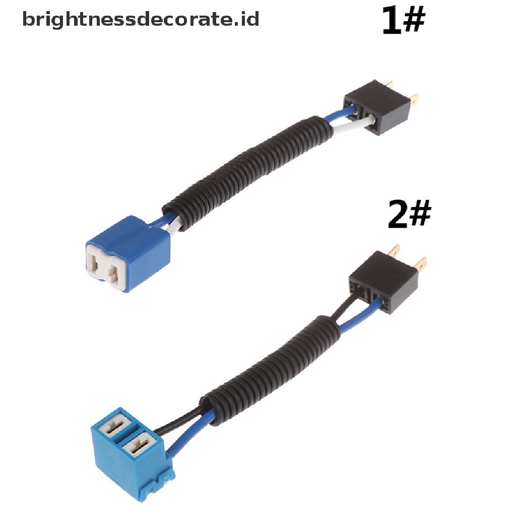 (Birth) 1pc Socket Konektor 2-pin H7 Untuk Lampu Depan Mobil