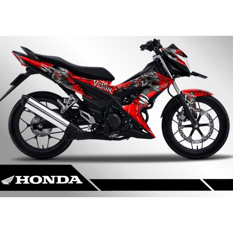 Decal Sticker Honda SONIC 150 R Full Body Custom Venom stiker sonic new 150 r fullbody