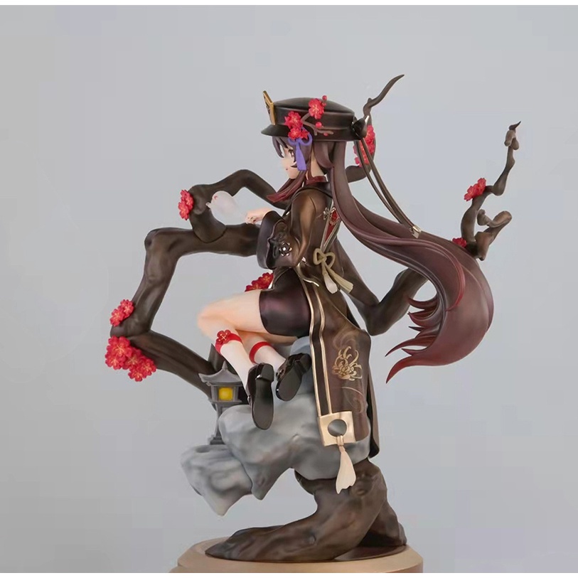 Hu Tao Mainan Action Figure Anime Ghost Genshin Impact Klee Hibana Knight Bahan PVC