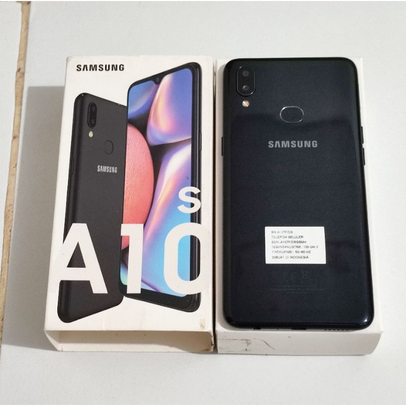 Samsung A10s 2/32Gb second like new (Grade A) fullset acc ori