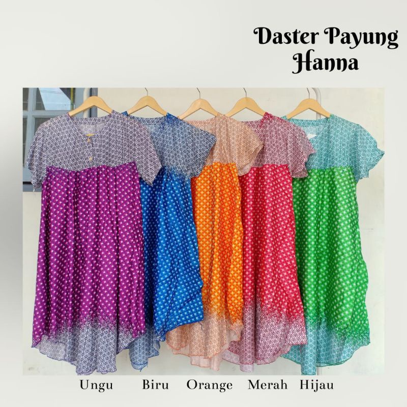 DASTER MURAH DEWASA PENDEK / DASTER PAYUNG _ BAHAN KATUN RAYON VISCOSE _ DASTER PAYUNG MOTIF