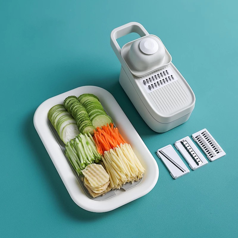 ELtamart Alat Potong Parutan Sayuran Alat Dapur Vegetable Slicer 4in1 Multifungsi