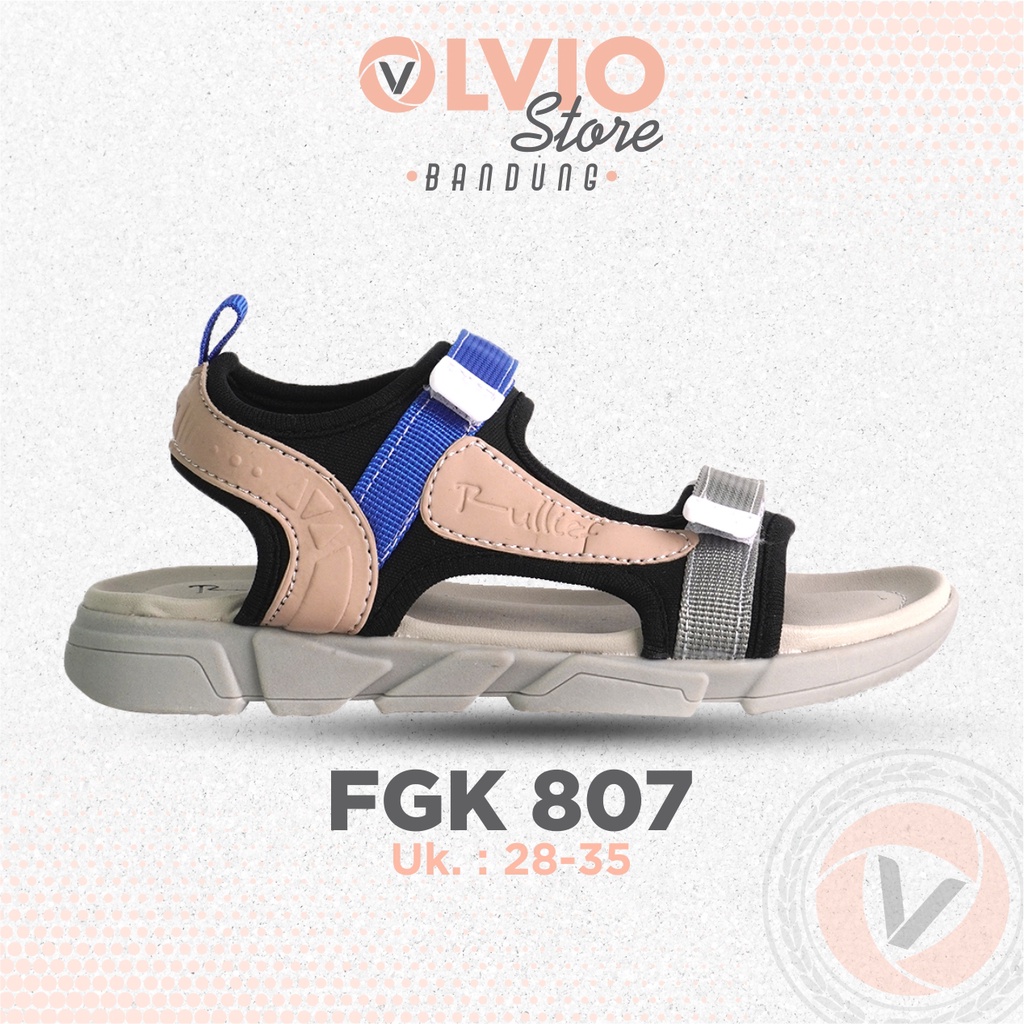 RULLIEF FGK 807 - Sendal Fashion Anak Perempuan Sandal Casual