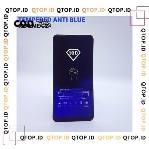 Tempered glass 10D REALME C12/ 5i/C1/C15/C11/X2 PRO/C2/C3/3 PRO full screen premium [QTOP.ID]