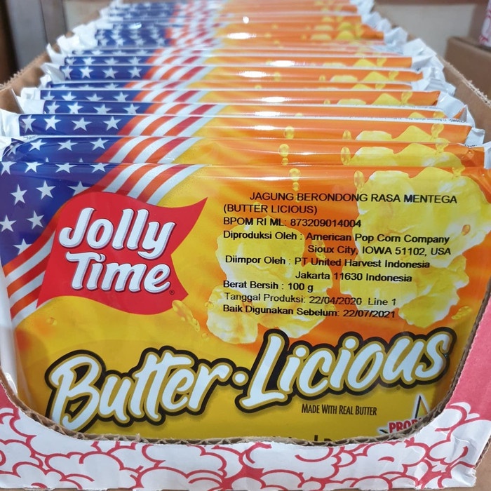 

INSTANT-CAMILAN- POP CORN JOLLY TIME / POPCORN JOLLYTIME BUTTER LICIOUS -CAMILAN-INSTANT.