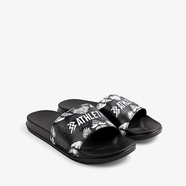 Athletica Official Shop - Nature Black | Slippers | Sandal Pria | Slipper-3