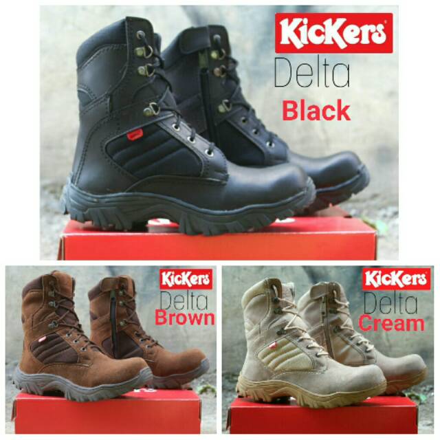 KICKERS EXELENT SAFETY BOOT HIGH KULIT