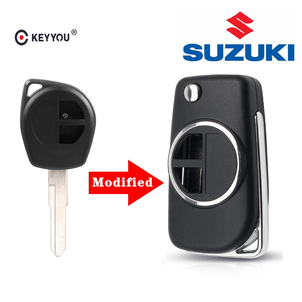 Suzuki Key Casing Kunci Flip Key Remote Model Lipat FlipKey Swift Ertiga Apv Ignis Xover Vitara X-over SX4