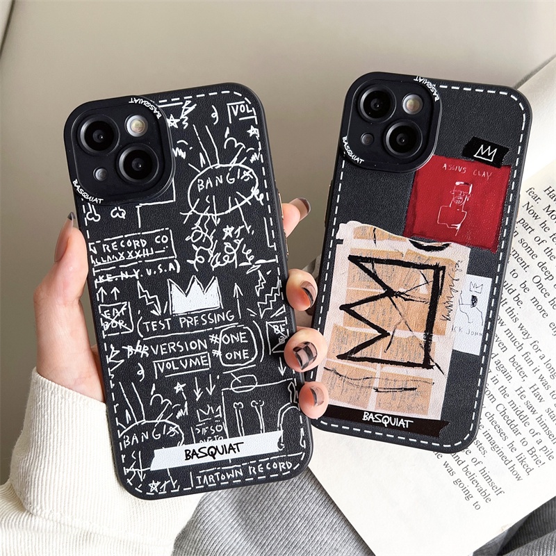 Hard Case Motif Print Mahkota Untuk Iphone 13 12 11 Pro MAX 7 8Plus SE XR XS MAX