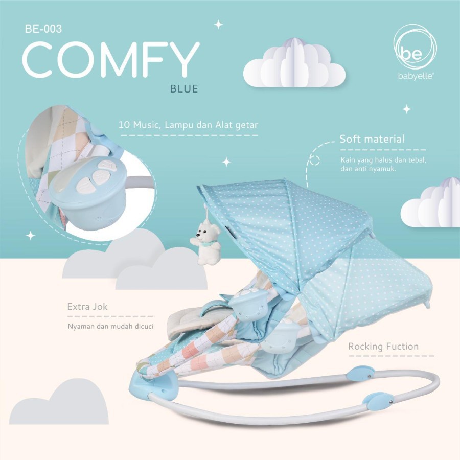 Babyelle Baby Rocker Comfy BE-003 Ayunan Manual Kuris Goyang