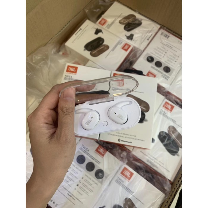 Headset bluetooth JBL TWS 4 Wireless earphone bluetooth Isi 2pcs L - R