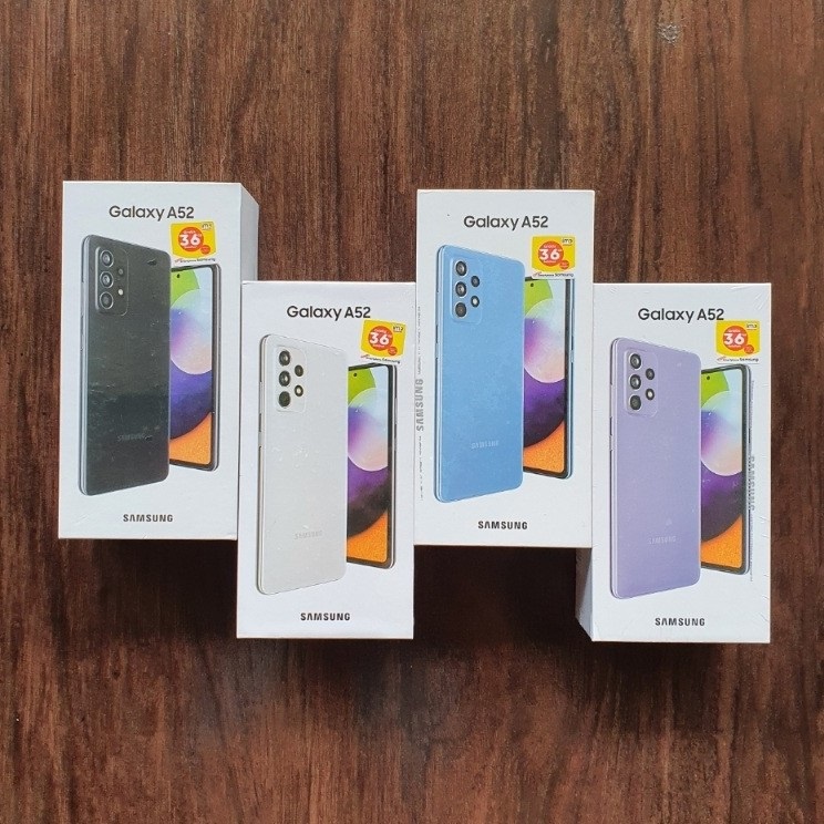 Samsung Galaxy A52 8/256 - Ram 8 GB Room 256 GB - Baru - Garansi Resmi - White - Black Blue - Violet