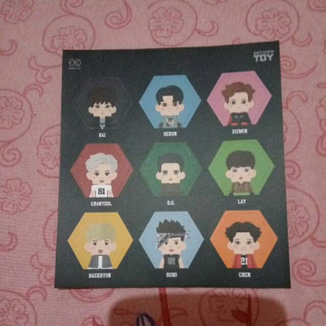 Sticker EXO OFFICIAL from Paper Toy