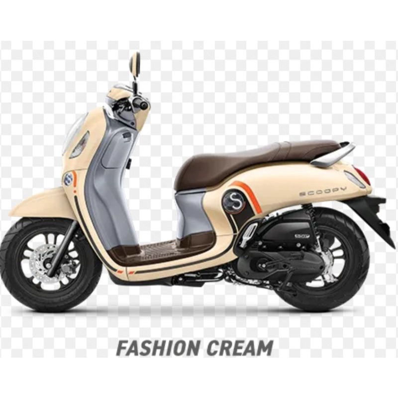 STRIPING STICKER LIS SCOOPY FASHION 2020 2021 CREAM STICKER SCOOPY 2020