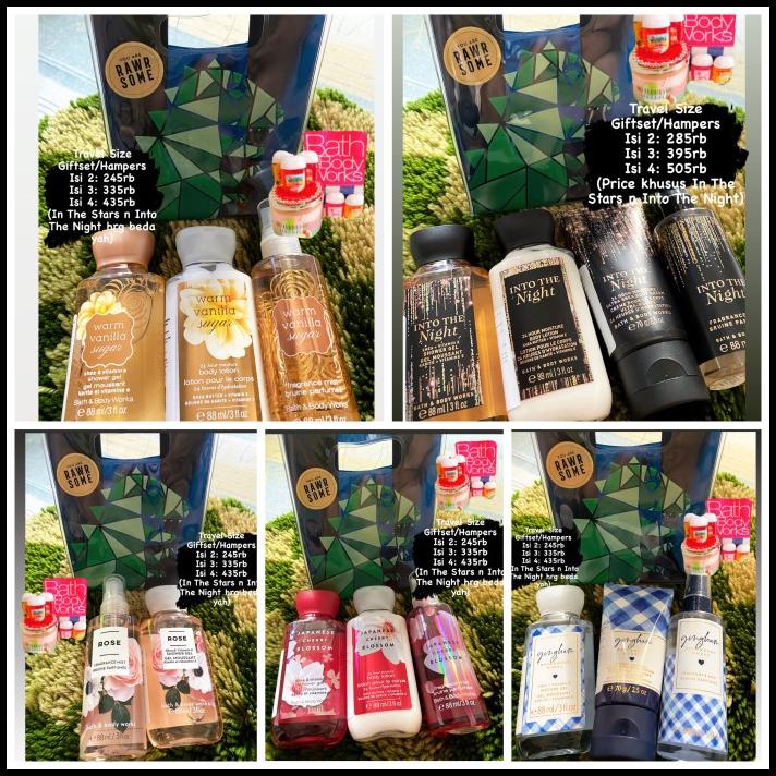 

Giftset / Hampers Travel Size Bath And Body Works (Bbw)
