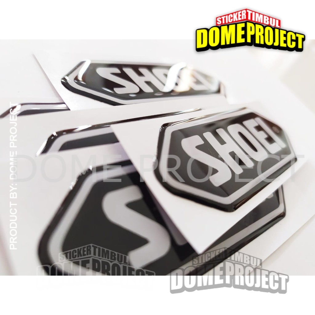 SHOEI STIKER MOTOR EMBLEM LENTUR AKSESORIS SEPEDA MOTOR