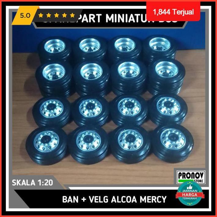Mainan Anak 6.6 Ban Karet Mb Miniatur Bus Skala 1:20 Termurah