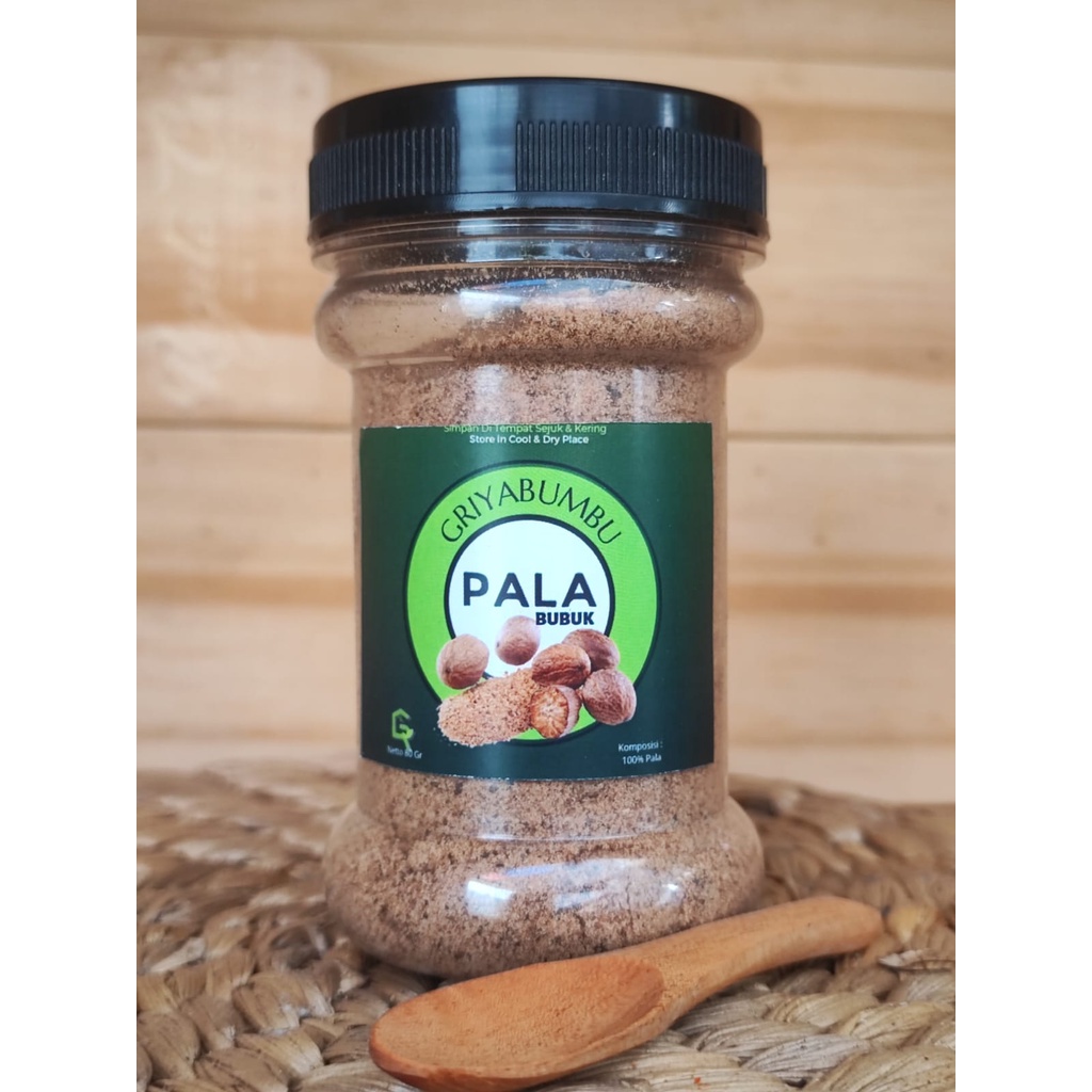 

Griya Bumbu Rasa Rempah Pala Bubuk Murni Nutmeg Powder Premium Bumbu Dapur 50gr