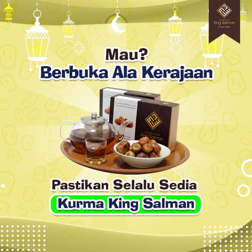 

BERKUALITAS, KURMA MURAH KING SALMAN OFFICIAL